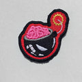 Bomb Brain ( explosive thoughts) embroidered patch
