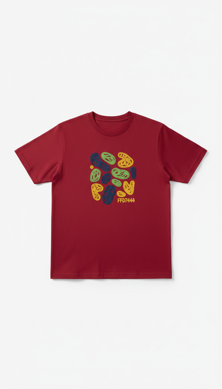 Signature Red Embroidered T-Shirt